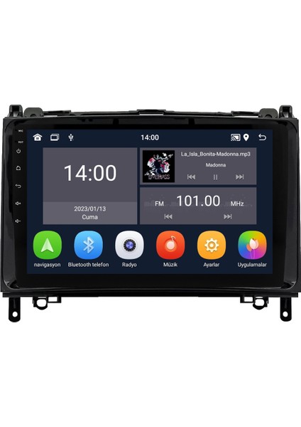 Mercedes Vito (2010-2017) Android 14 Multimedya - 4 GB Ram - 64 GB Hafıza - Carplay CRV-4340XD VİTO