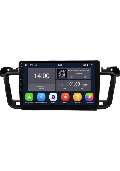 Peugeot 508 (2011-2018) Android 14 Multimedya - 4 GB Ram - 64 GB Hafıza - Carplay CRV-4431XD