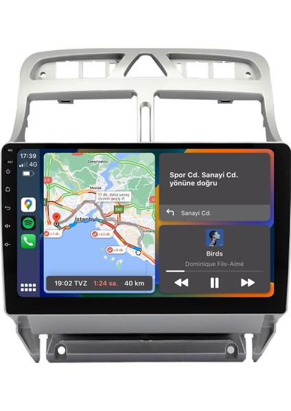 Peugeot 307 (2001-2008) Android 14 Multimedya - 4 GB Ram - 64 GB Hafıza - Carplay CRV-4424XD