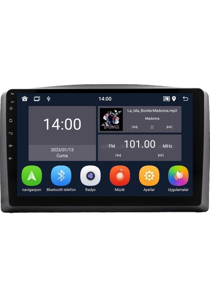 Mercedes Vito (2018-2022) Android 14 Multimedya - 4 GB Ram - 64 GB Hafıza - Carplay CRV-4344XD