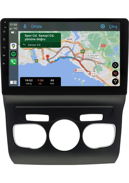 Citroen C4 (2011-2019) Android 14 Multimedya - 4 GB Ram - 64 GB Hafıza - Carplay CRV-4071XD