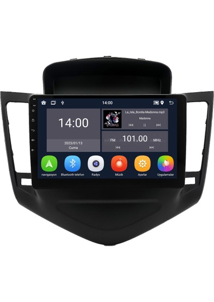 Chevrolet Cruze (2009-2012) Android 14 Multimedya - 4 GB Ram - 64 GB Hafıza - Carplay CRV-4050XD