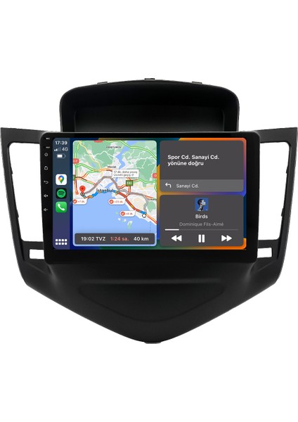 Chevrolet Cruze (2009-2012) Android 14 Multimedya - 4 GB Ram - 64 GB Hafıza - Carplay CRV-4050XD