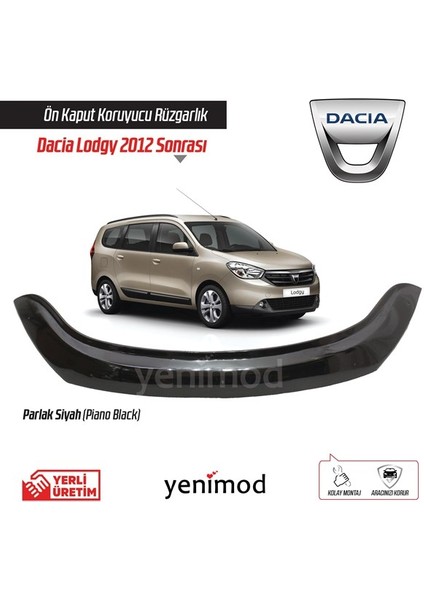 Itibar Dacia Lodgy Kaput Rüzgarlığı 2012 Sonrası Kaput Koruyucu fiyatları