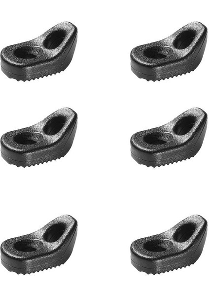6pcs Siyah Kayak D Tek Köz Ikiz Tavası Döngü Deskesi Takma Tavşama Kiti (Yurt Dışından) fırsatları