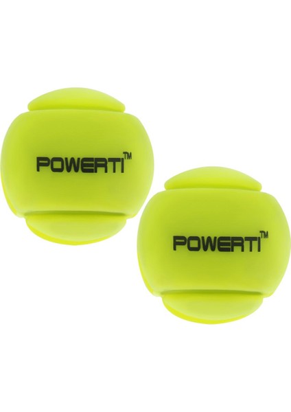 2 Paket Spor Tenis Titreşim Sönenleyici - Silikon Tenis Raket Şoku Sarı (Yurt Dışından)