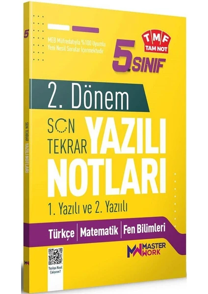 5. Sınıf 2. Dönem 1. ve 2. Yazılı Notları Son Tekrar