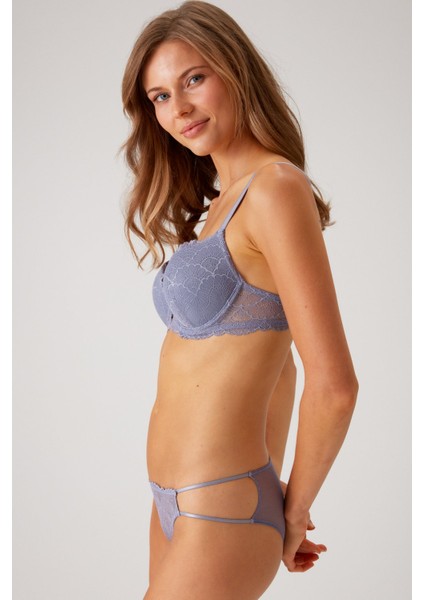 Lavanta 4820 Lyon Dantel ve Ip Detaylı Ekstra Push Up Dolgulu Fantezi Sütyen Takımı/iç Çamaşır Takım fiyatları