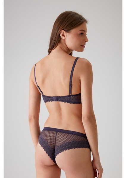 Blueberry 4832 Lucca Pedli Balensiz Dantelli Comfy Sütyen ve Brazilian / Iç Çamaşır Takımı modelleri