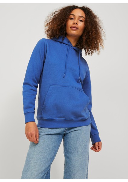 Bisiklet Yaka Açık Mavi Kadın Sweatshirt 12223961 fiyatları