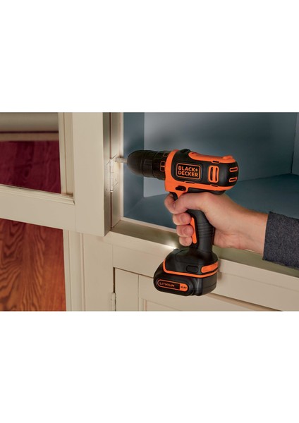 Black & Decker Bdcdd12K 10.8Volt/1.5Ah Li-ion Akülü Vidalama