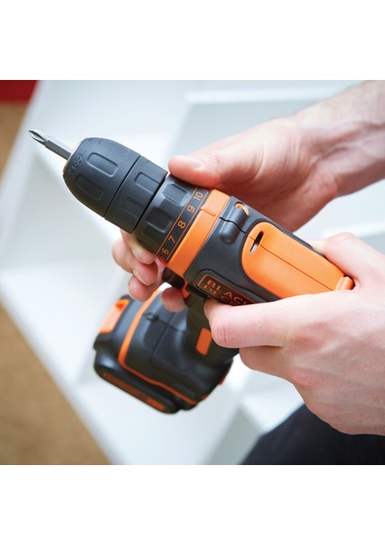 Black & Decker Bdcdd12K 10.8Volt/1.5Ah Li-ion Akülü Vidalama