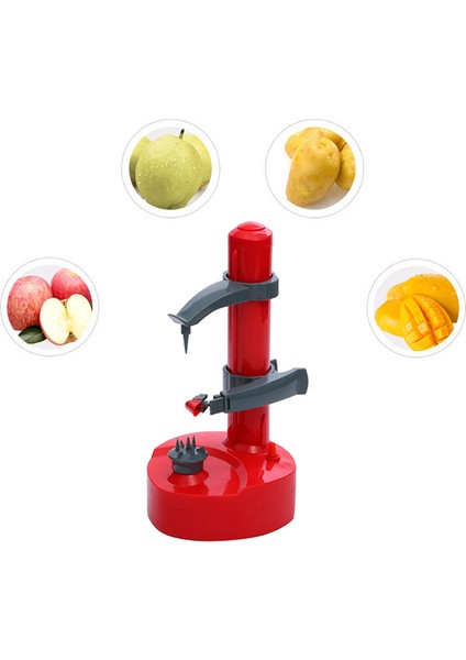 Elektrikli Soyucu Otomatik Patates Soyma Makinesi Çok Fonksiyonlu Meyve Bıçağı Elma Soyma Makinesi Elma Soyma Makinesi (Yurt Dışından)
