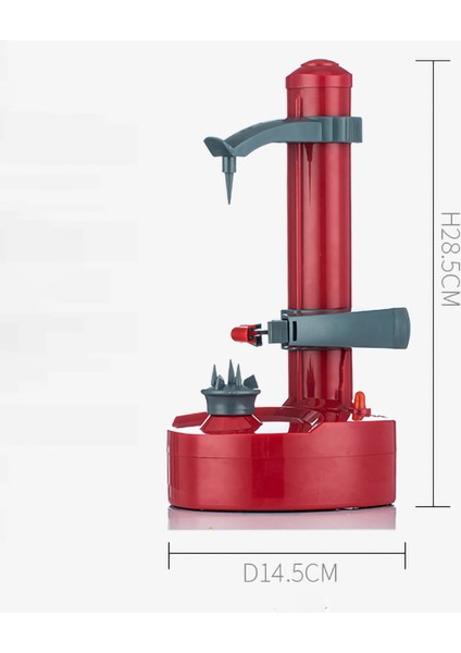 Elektrikli Soyucu Otomatik Patates Soyma Makinesi Çok Fonksiyonlu Meyve Bıçağı Elma Soyma Makinesi Elma Soyma Makinesi (Yurt Dışından)