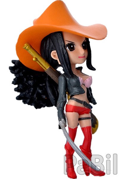 One Piece Anime Manga Aksiyon Figür Karakterleri 7 cm - Nico Robin 10 Adet Sticker Armağanlı