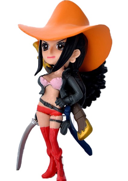 One Piece Anime Manga Aksiyon Figür Karakterleri 7 cm - Nico Robin 10 Adet Sticker Armağanlı