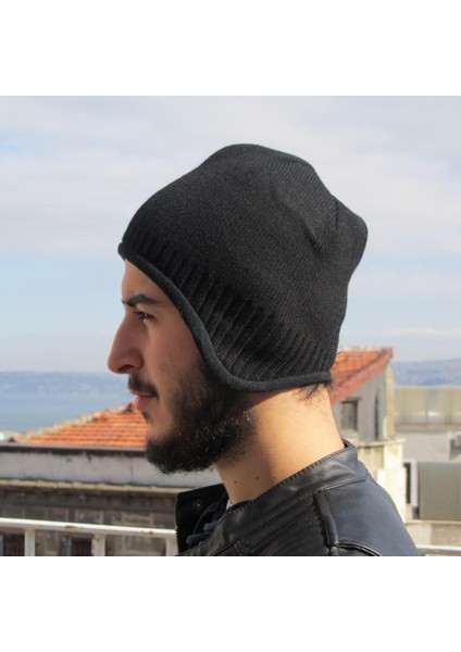 2 Adet İçi Polarlı Kulaklıklı Kışlık Bere CP181DK