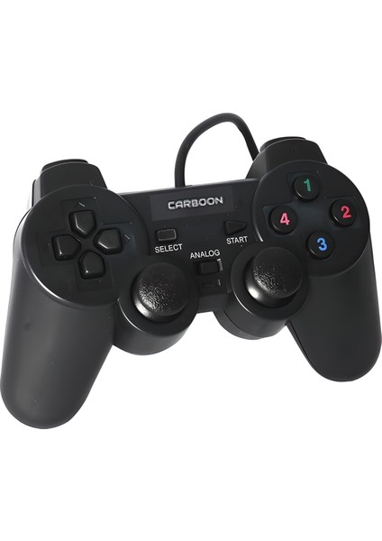 USB Gamepad Joystıck Çift Titreşimli Analog Oyun Kolu