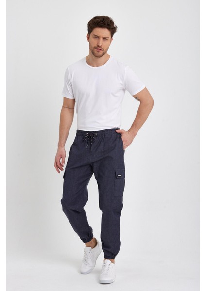 Paçası Lastikli Kargo Cepli Jogger Pantolon (E22-51203)