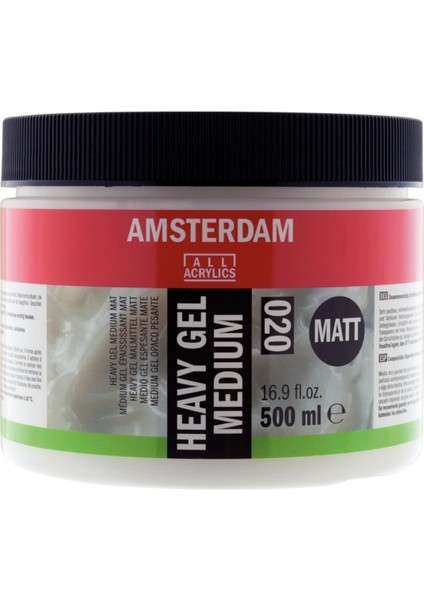 : Heavy Gel Medium : Matt : 020 : 500 ml