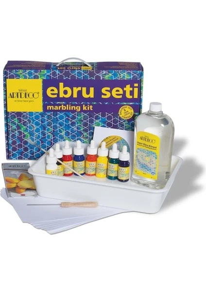 Ebru Seti 8 Renk Başlangıç Seti