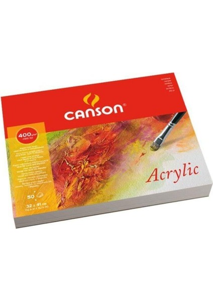 Akrilik Blok 400 gr 32X41 cm 50 Sayfa Üstten Yapışkanlı