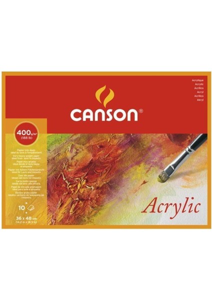 Akrilik Blok 400 Gr. 36X48 Cm. 10 Sayfa