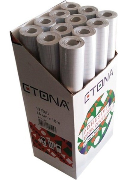 Asetat Yapışkanlı Rulo 45X10 ETN-601 Tekli