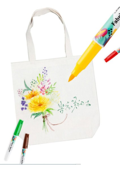 Fabric Marker 8 Renkli Tekstil Kalemi