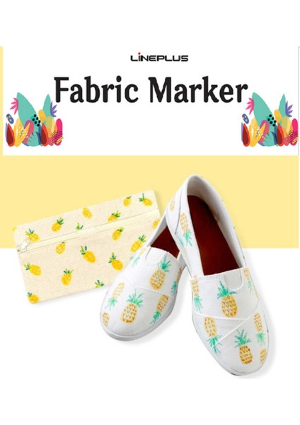 Fabric Marker 8 Renkli Tekstil Kalemi modelleri
