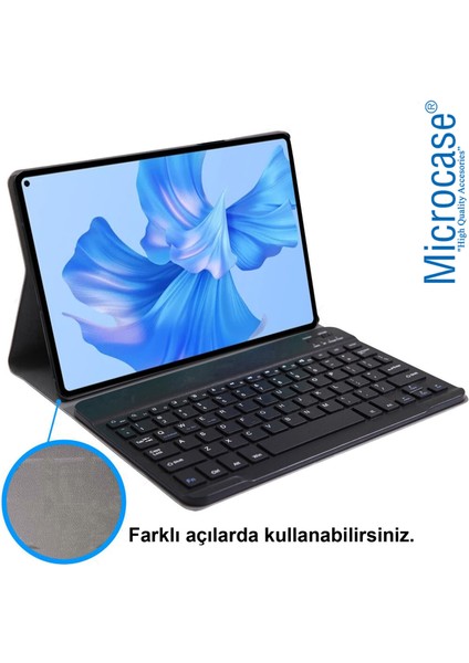 Huawei Matepad Pro 11 2022 Bluetooth Klavyeli Standlı Kılıf - Bkk1