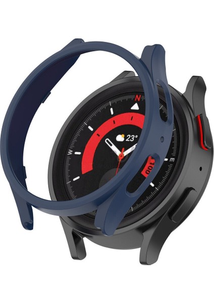 Samsung Galaxy Watch 5pro 45MM Uyumlu Kılıf Ekran ve Kasa Koruyucu 360 Derece Tam Kaplar Sert Pc 2in1 Set