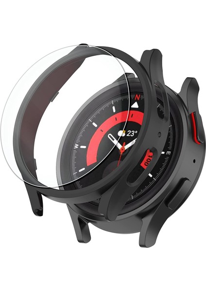 Samsung Galaxy Watch 5pro 45MM Uyumlu Kılıf Ekran ve Kasa Koruyucu 360 Derece Tam Kaplar Sert Pc 2in1 Set fırsatları
