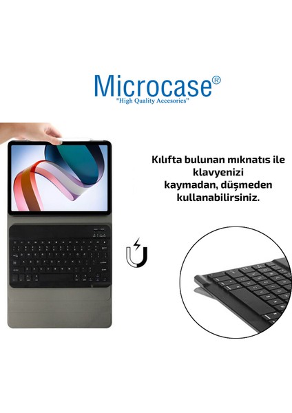 Xiaomi Redmi Pad 10.61 Inch Bluetooth Klavyeli Standlı Kılıf - Bkk1