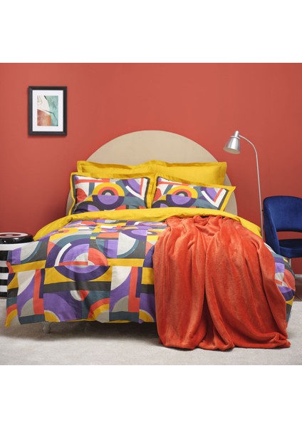 Sorbet Kırmızı Tek Kişilik Welsoft Nevresim Battaniye Takımı