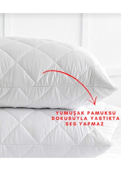 KAPITONELİ SIVI GEÇİRMEZ YASTIK ALEZİ YASTIK KORUYUCU 50X70CM EBATINDA 100% PAMUKLU