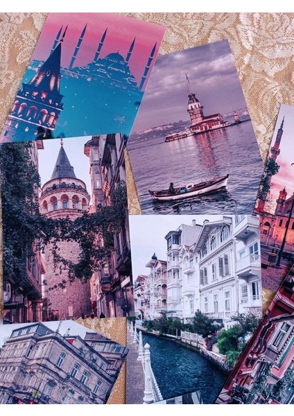 Istanbul Temalı Vintage Scrapbook Seti Ajanda Planlayıcı Bullet Journal Için Uygundur fiyatları