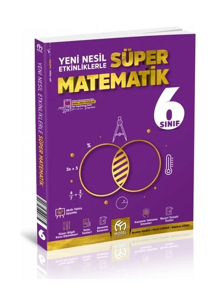 Model Eğitim Yayıncılık 6. Sınıf Süper Matematik Soru Bankası