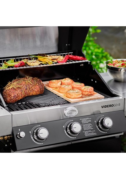 Videro G3-S Vario Gazlı Barbekü Istasyonu - Siyah fiyatları