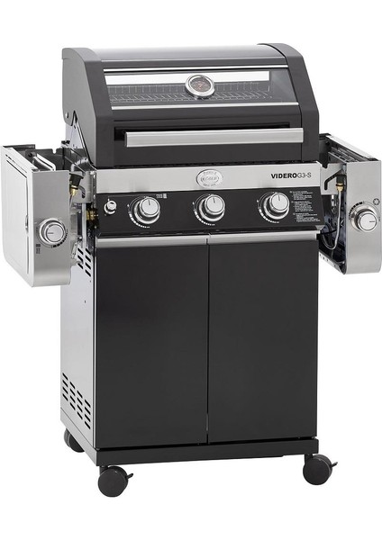 Videro G3-S Vario Gazlı Barbekü Istasyonu - Siyah indirimleri