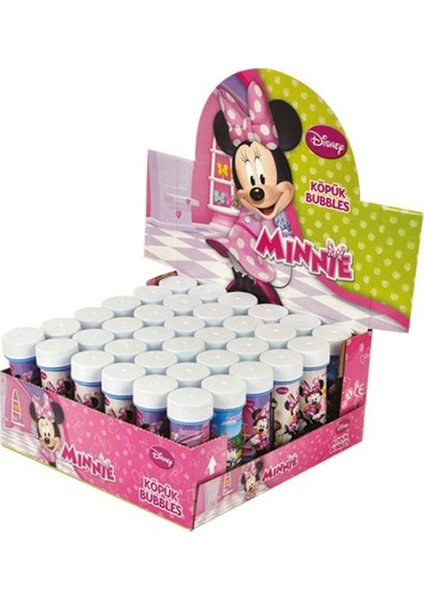 Dzc Kuzenker Avm 12 Adet Köpük Minnie Miki Fare Disnep Baloncuk