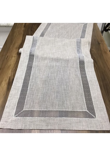 Oya Home Füme Petek Kolber Detaylı RANIR-45*150CM