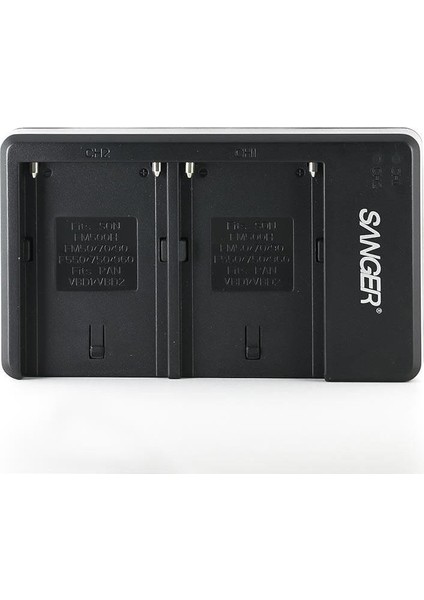 Sony NP-F730 NP-F750 NP-F770 Ikili USB Şarj Cihazı Sanger modelleri