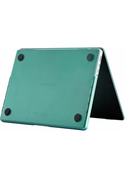 Macbook Pro 14.2 Inç 2023 A2779 M2 Max Pro Işlemcili Koruma Karbon Kılıfı Hardcase Kapak