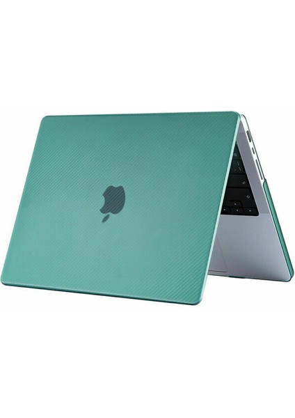 Macbook Pro 14.2 Inç 2023 A2779 M2 Max Pro Işlemcili Koruma Karbon Kılıfı Hardcase Kapak