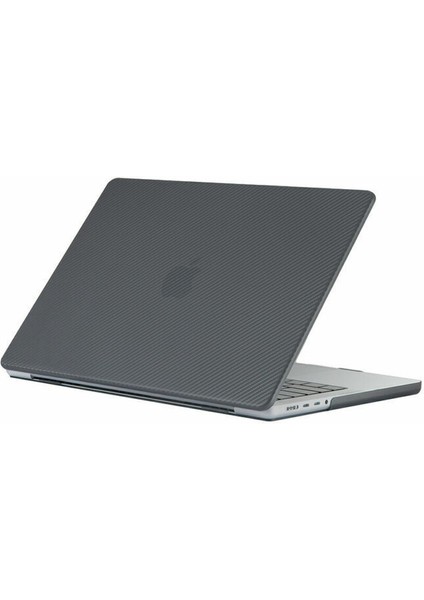 Macbook Pro 14.2 Inç 2023 A2779 M2 Max Pro Işlemcili Koruma Karbon Kılıfı Hardcase Kapak