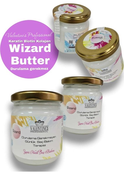 Hair Wizard Bio+ Butter Kepeklenen Ve Dökülen Saçlara Özel / Keratin Biotin İçeren Mükemmel Formüllü fırsatları