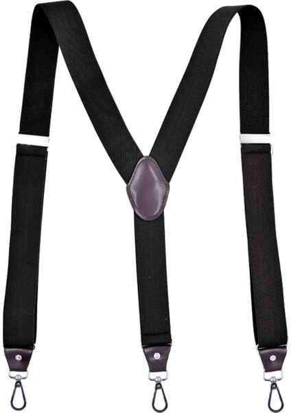 Moda Erkekler Sırıştıran Pantolon Ayarlanabilir Unisex Ayarlanabilir Y Siyah (Yurt Dışından) modelleri