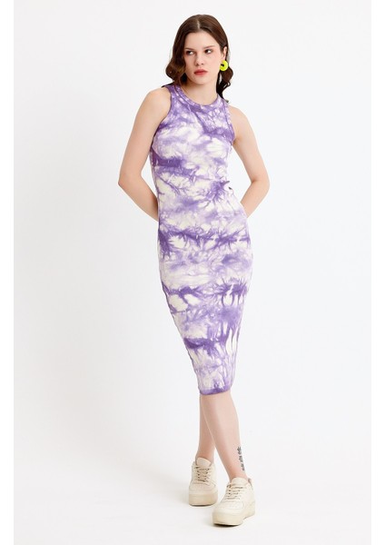 Halter Yaka Mor Örme Elbise fiyatları