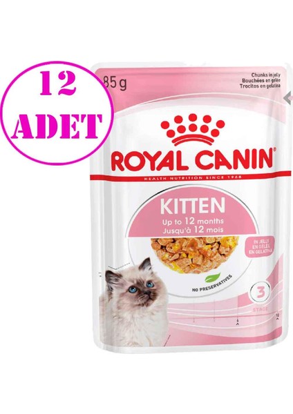Jelly Yavru Kedi Konservesi 85 gr 12 Ad